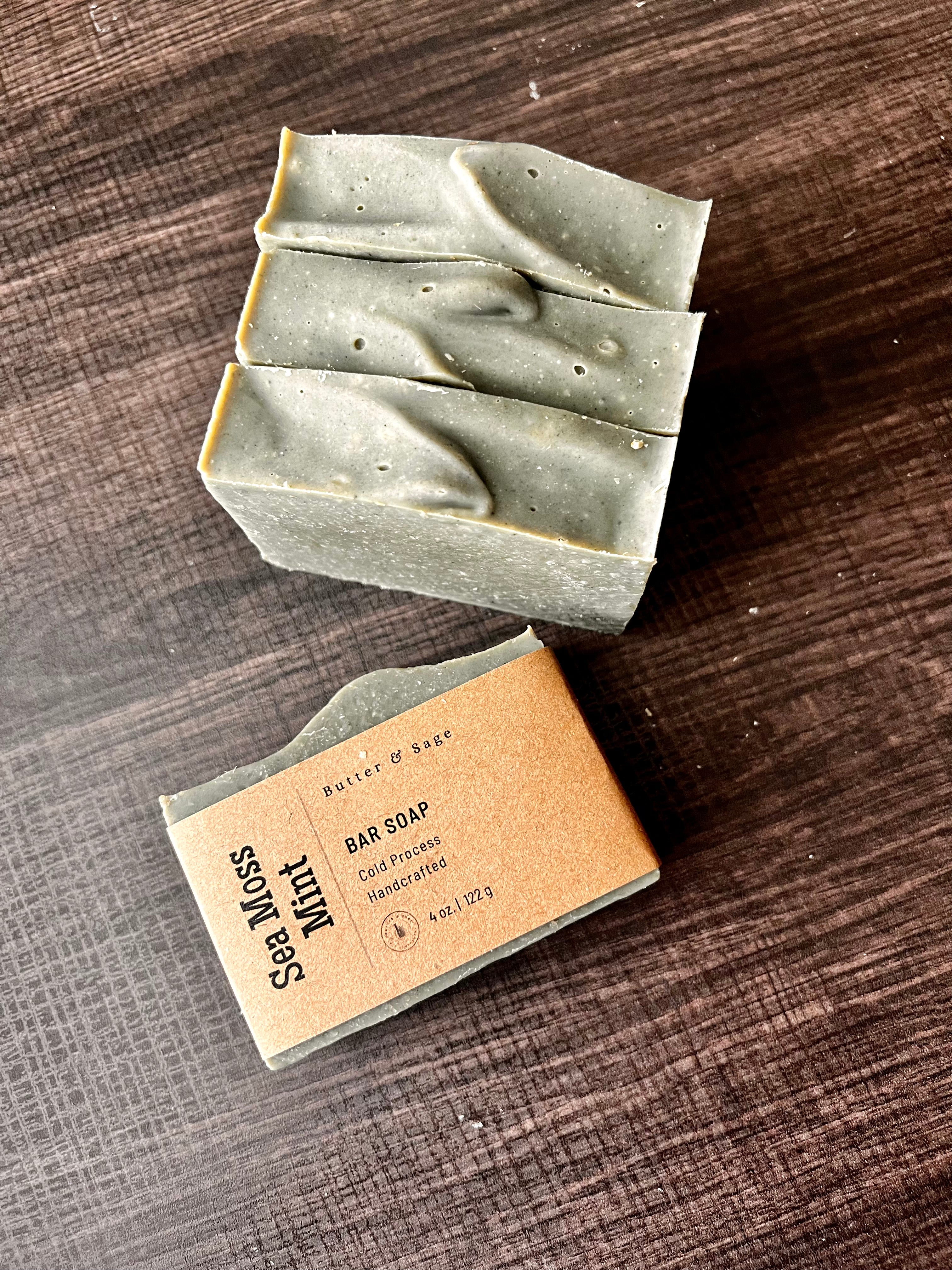 Sea Moss + Mint Soap Bar