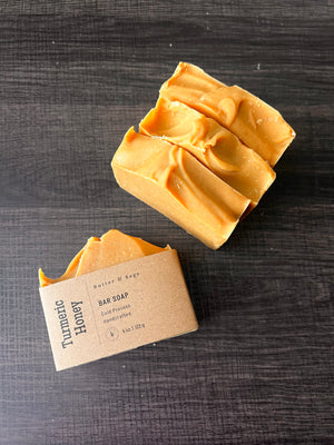 turmeric honey soap bar