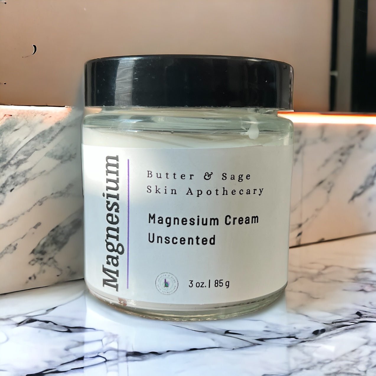 Magnesium Cream- Unscented - Butter & Sage #product_n