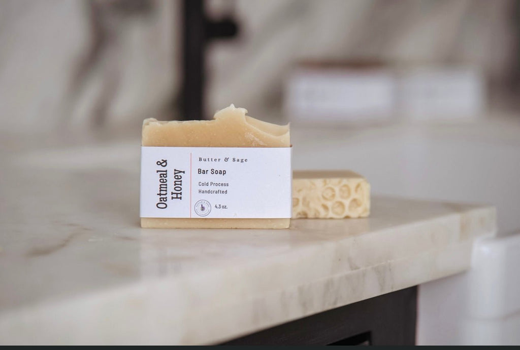 Oatmeal & Honey Soap - Butter & Sage #product_n